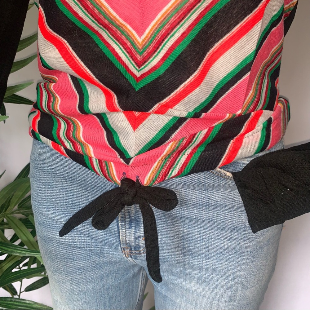 v i n t a g e :: Mod Retro Chevron Zigzag Top Deadstock - Picture 4 of 12